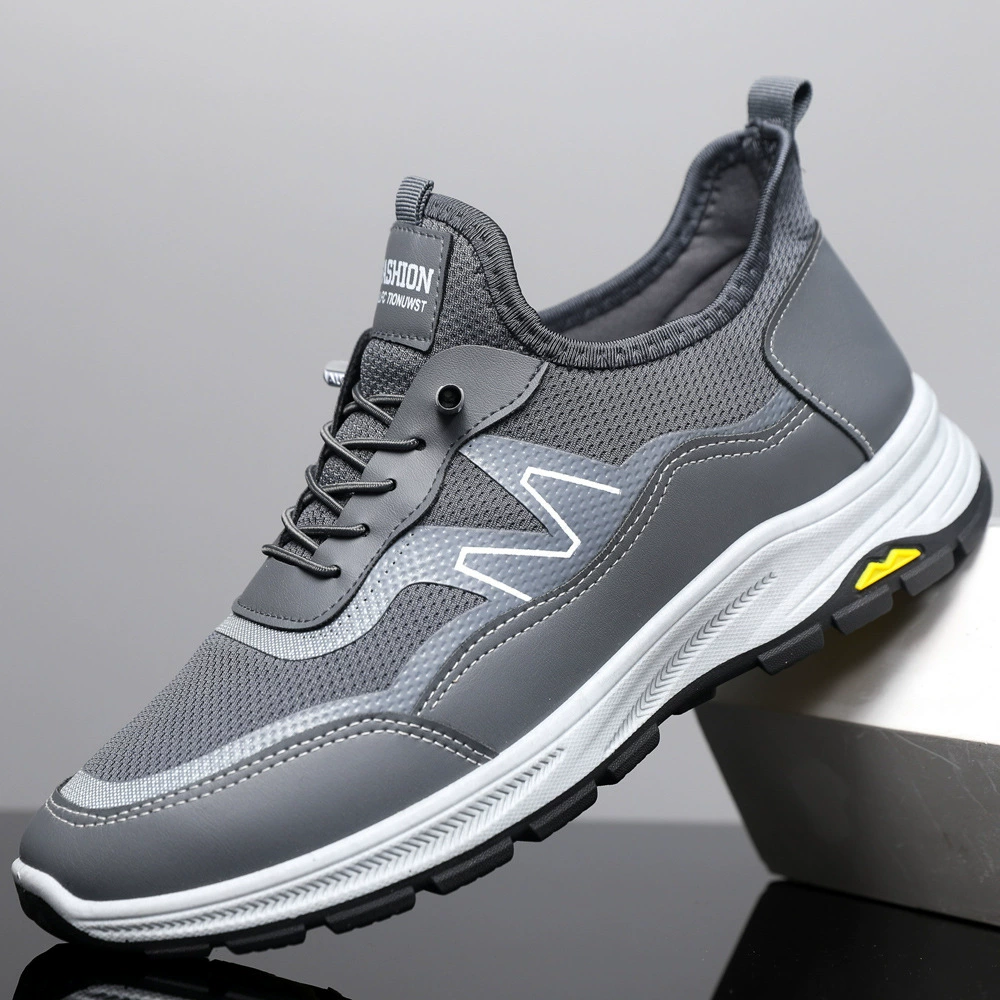 Трансграничная дышащая повседневная обувь большого размера весной новый тренд низкий уровень легкая спортивная обувь на открытом воздухе мягкая подошва мужская обувь