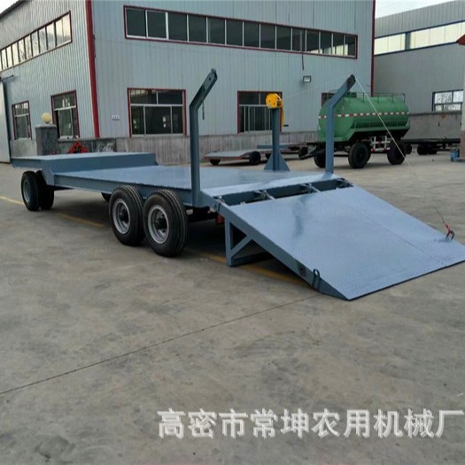 厂家供应   压路机拖车   转盘转向  手轮升降  量大从优