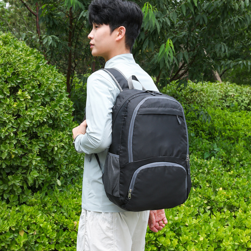 Ultra light folding sports handheld backpack for men and women