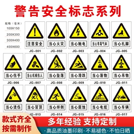 广告牌;安全生产标识;塑料塑胶标签