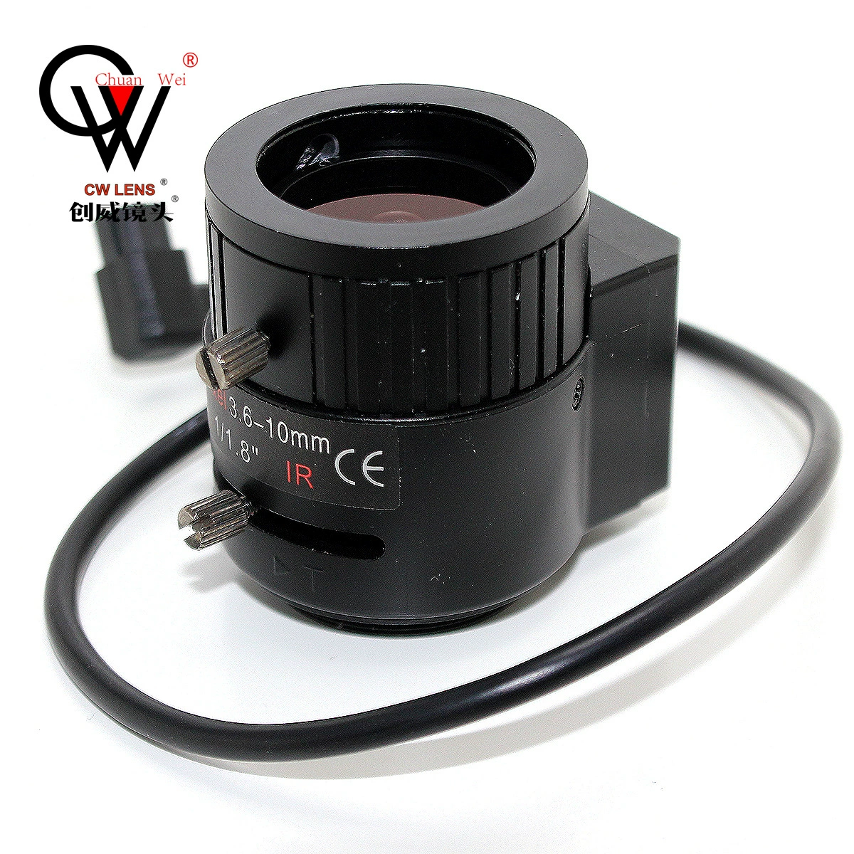 Автоматическая диафрагма 3.6-10mm 1/1.8 8MP ручной зум Chuangwei HD сетевой пистолет объектив CWLENS