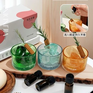 Crystal Essential Oil Aromatherapy Weilin Dina Factory Direct Hair Forest Cinnamon Dried Flower Diffuser Stone Aromatherapy Ornaments Xiaohong