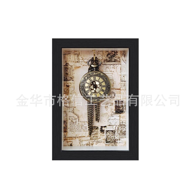 Single pocket watch display case, antique pocket watch dustproof shadow box, jewelry display frame, collectible shadow box, factory supply Single pocket watch display case, antique pocket watch dustproof shadow box, jewelry display frame, collectible shadow box, factory supply