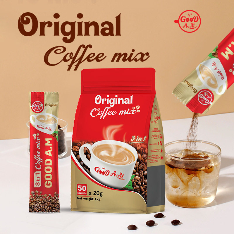 Cross-Border Foreign Trade Three-In-One Coffee, Amazon Best-Selling Black Coffee, Tk Trending Original Flavor Instant Coffee, Customized Cross-Border Foreign Trade Three-In-One Coffee, Amazon Best-Selling Black Coffee, Tk Trending Original Flavor Instant Coffee, Customized