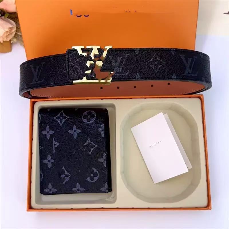 メンズ LV ベルト 二層純牛革 若者向けトレンドカジュアルパンツベルト 若者向けベルトトレンド|undefined