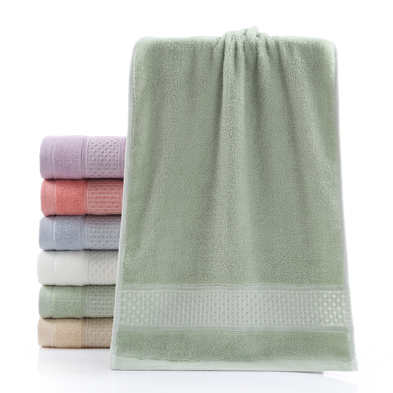 쌀 단어 수건 면 라이트 그린