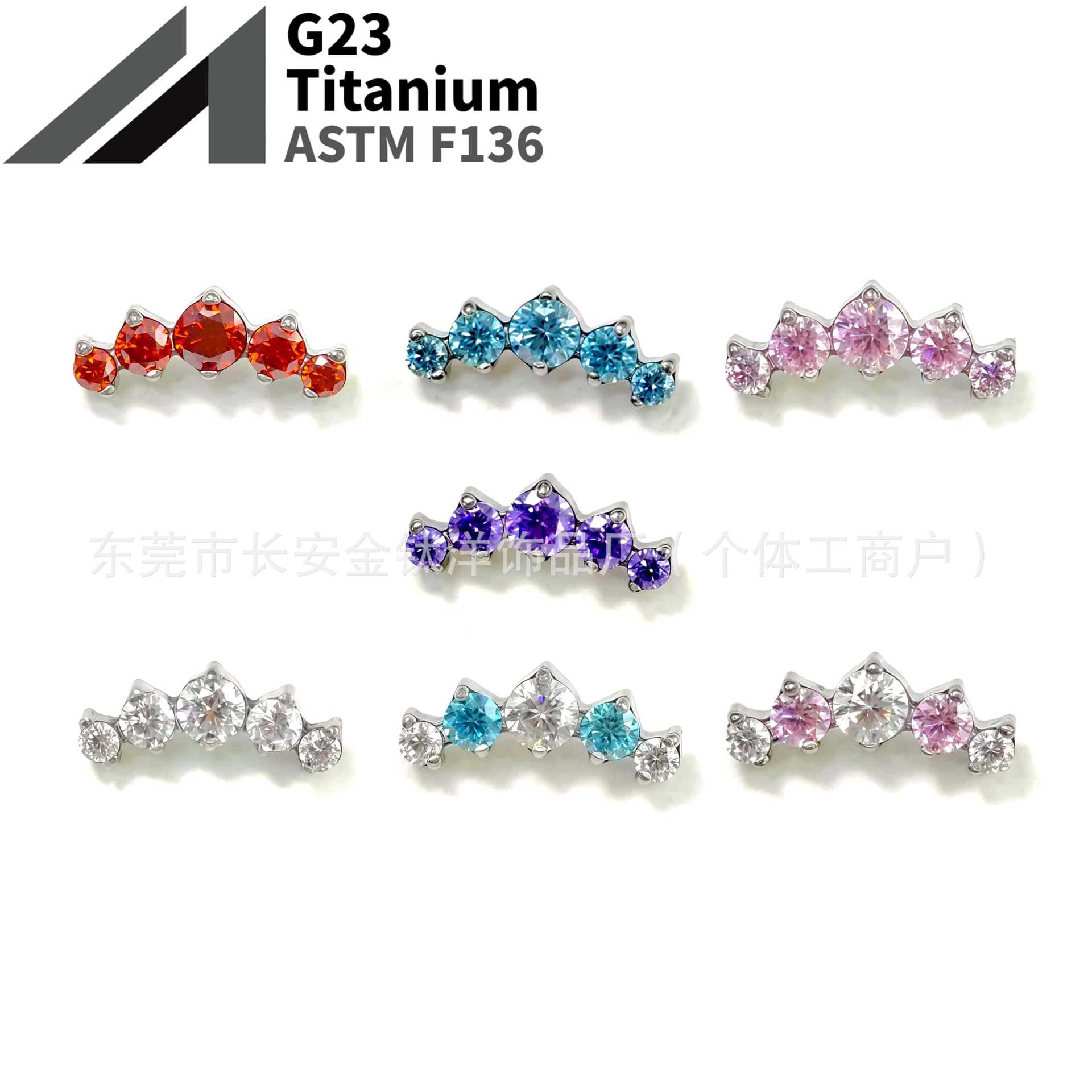16G labret stud size and finish detail