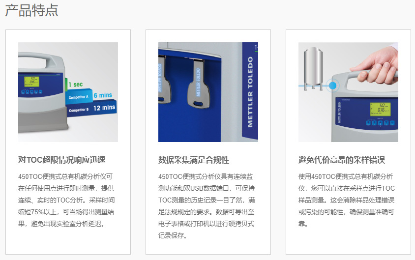 METTLER TOLEDO 梅特勒-托利多 450TOC便携式总有机碳分析仪-阿里巴巴