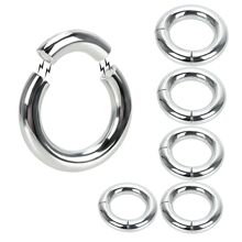 Heavy Duty Male Magnetic Ball  Metal Penis Cock Lock Ring Se