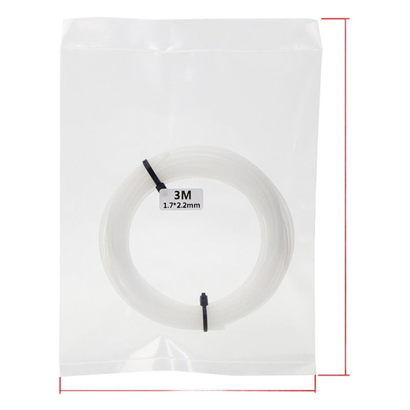 3 metros de largo bicicleta blanco cableado interior catéter revestimiento blanco tubo PVC pescado hueso catéter núcleo manga de protección