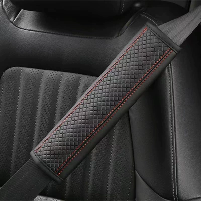 Seat belt shoulder pad Shoulder Pads, Car Accessories to - sl-black-red-line