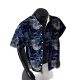 Summer Men's Beach Shirt Surfing Quick-dry Short-sleeved Floral Shirt Euro-American Seaside Hawaiian Loose Printed Shirt