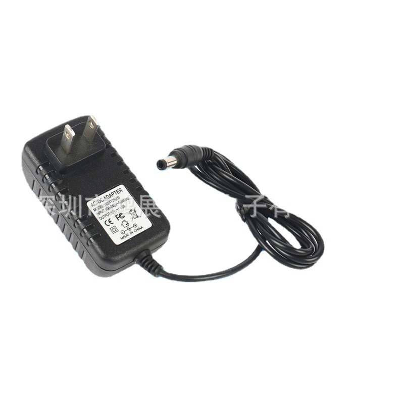 厂家优质生产美规9V12V1.5A电子称18W电子琴电源适配器
