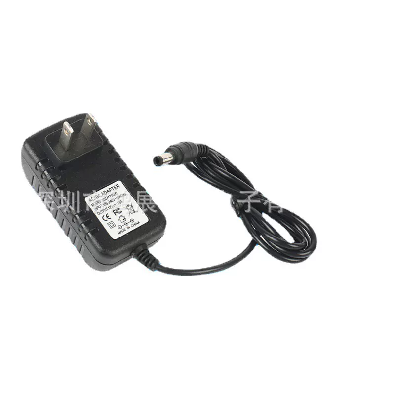 厂家优质生产美规9V12V1.5A电子称18W电子琴电源适配器