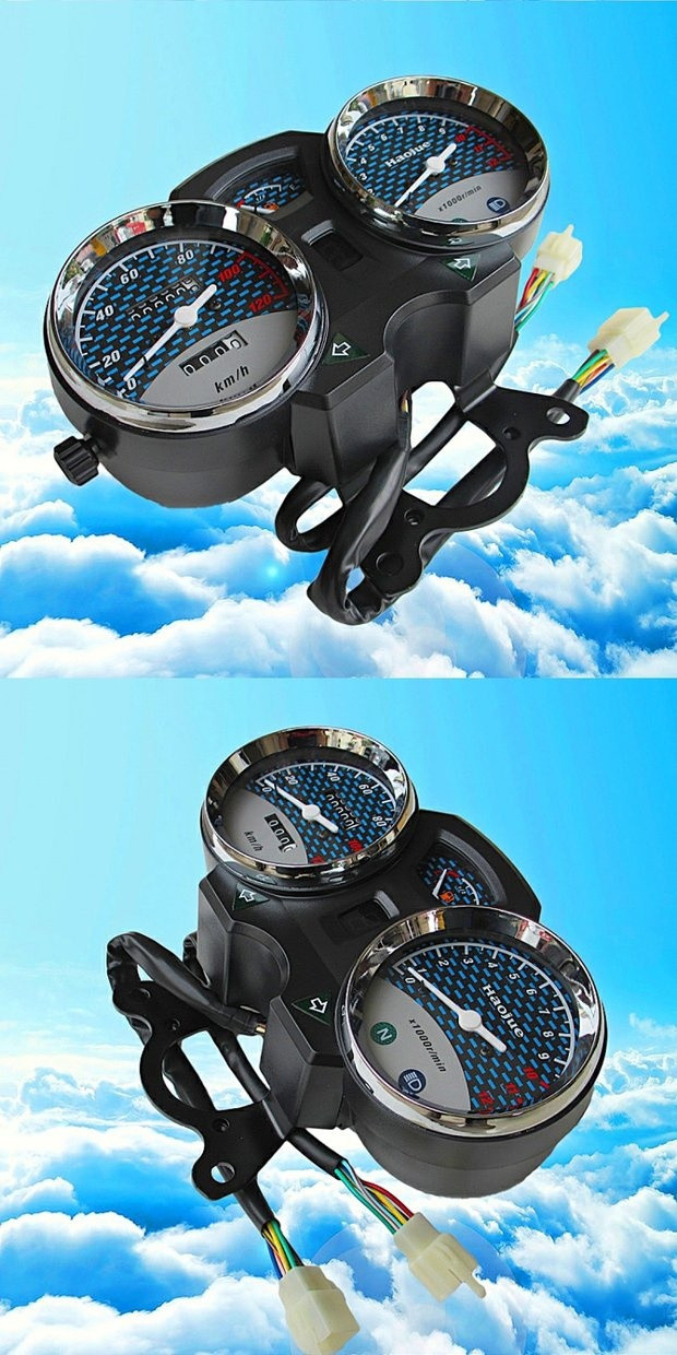 Original Prince Model Hj125-8E/8F Instrument Panel Gn125F/2F Prince Parts Modified Speedometer