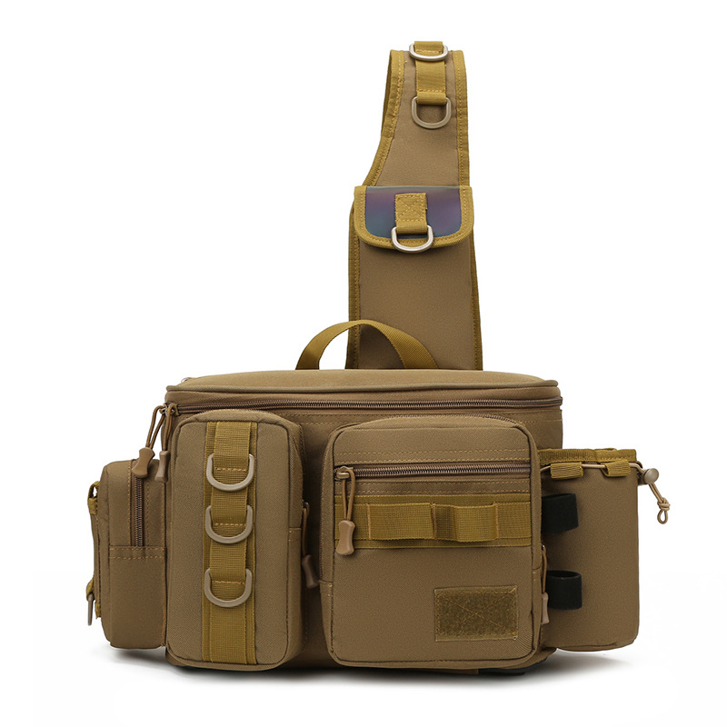 2023 nueva bolsa de Luya bolsa de pesca multifuncional bolsa de polo deportes al aire libre enchufe Rod Luya bolso de la cintura fabricante de los hombres en stock