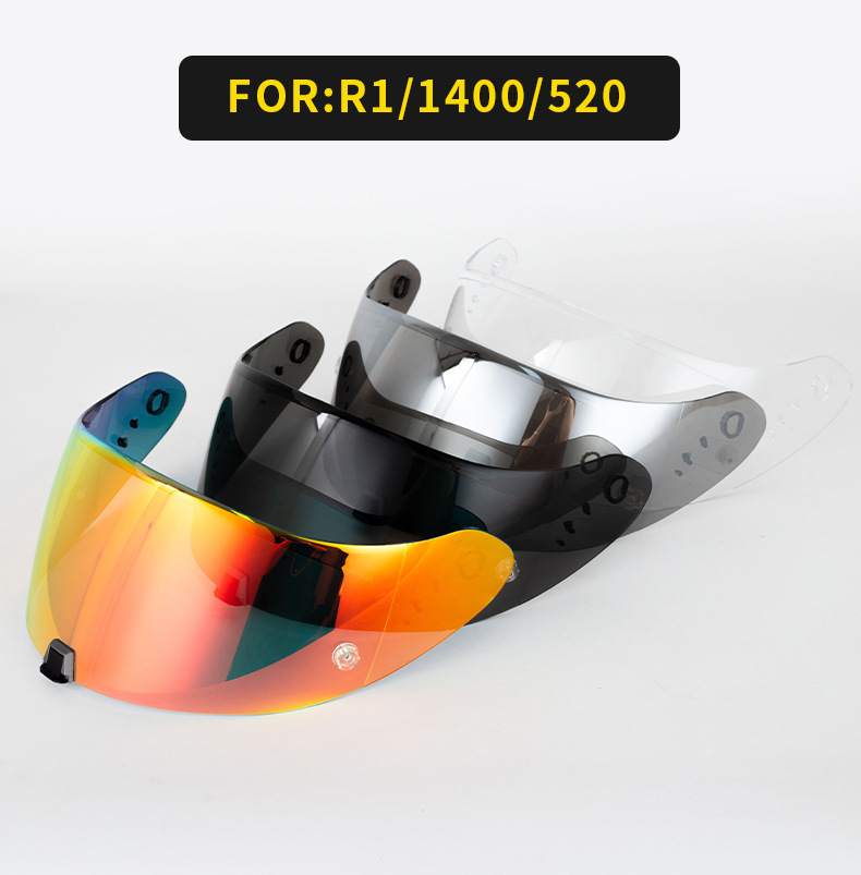 Motorcycle Helmet R1 Lens Suitable for Scorpion Helmet 1400/520/R1 Helmet Model Hd Safety Accessories