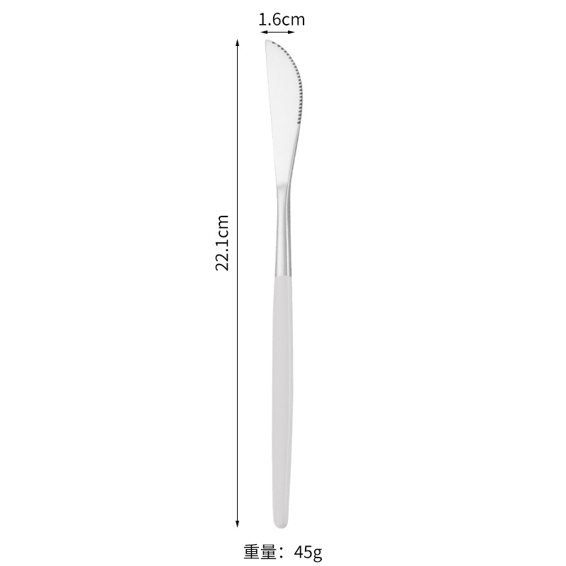 Cuchillo de plata Nórdico