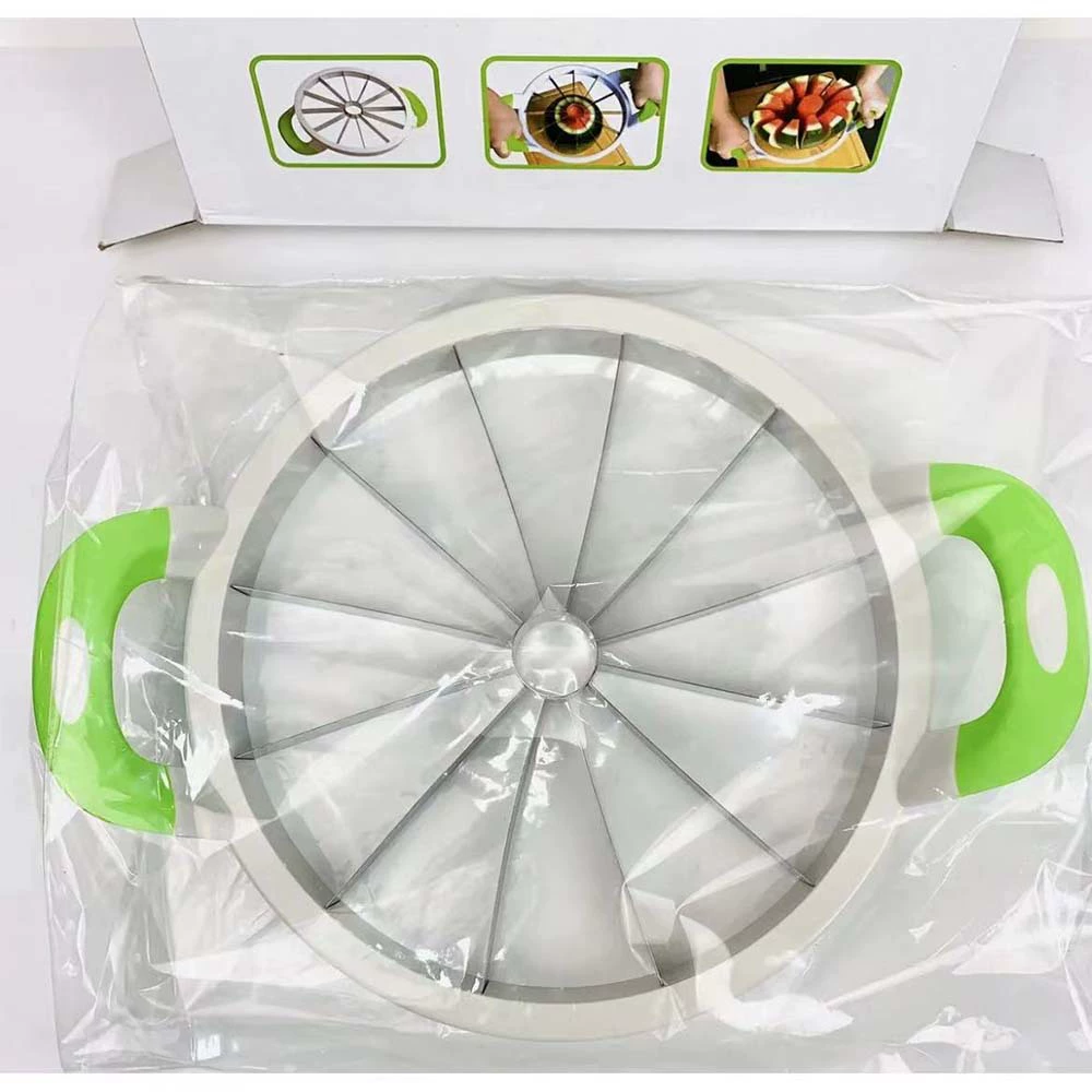 Разделитель, ломтерезка для канталупы, ломтерезка для арбуза, резка артефакта, ломтерезка для арбуза, нержавеющая сталь, очень большая резка в западном стиле