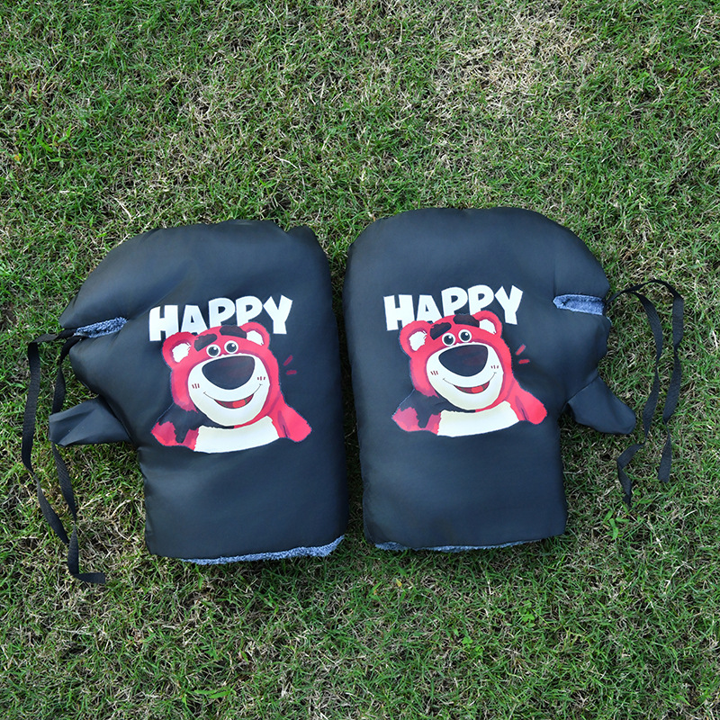 Gloves Windproof Waterproof: Motuoche Handlehold cover - td-gloves-fleece-lined-strawberry-bear-pair