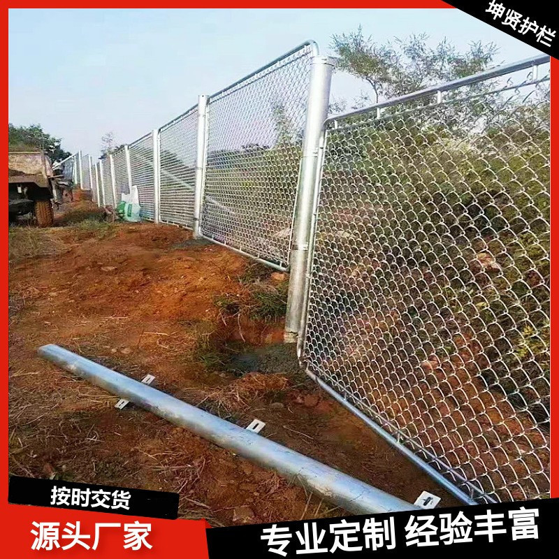 热镀锌南水北调菱形钢丝网围栏 水库生态园围栏网 山地边坡防护网