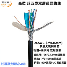 ���� CAT5E SFTP 26AWG �����ɟo���~�p���ξW�� ��ɫ�F��