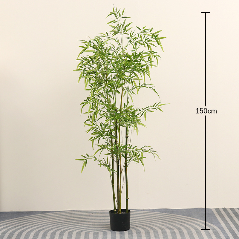 Gran planta de simulación nórdica, sala de estar de plátano para viajeros, plantas verdes falsas, plantas en macetas, ventanas para el hogar, decoración de paisajes, plantas verdes de simulación