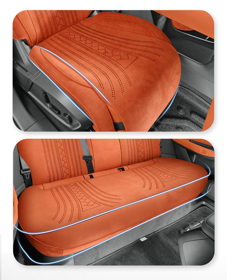 26 Models of Ramus Suede Leather Lynk & Co 08Em-P Saddle Pads, Full Coverage Upgraded Car Seat Cushions, Seat Covers, Car Mats for All Seasons