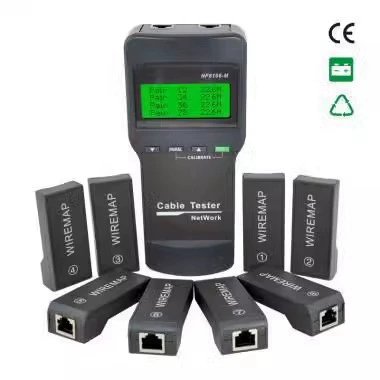 Тестер длины сетевого кабеля Smart Mouse NF-8108-M, тестер для проверки на короткое замыкание и разрывы линии, английская версия