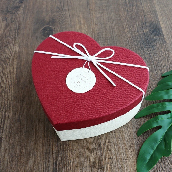 Caja vacía 52 caja de regalo caja de cumpleaños caja de regalo en forma de corazón caja de regalo de lápiz labial para novia 0 pequeño amor