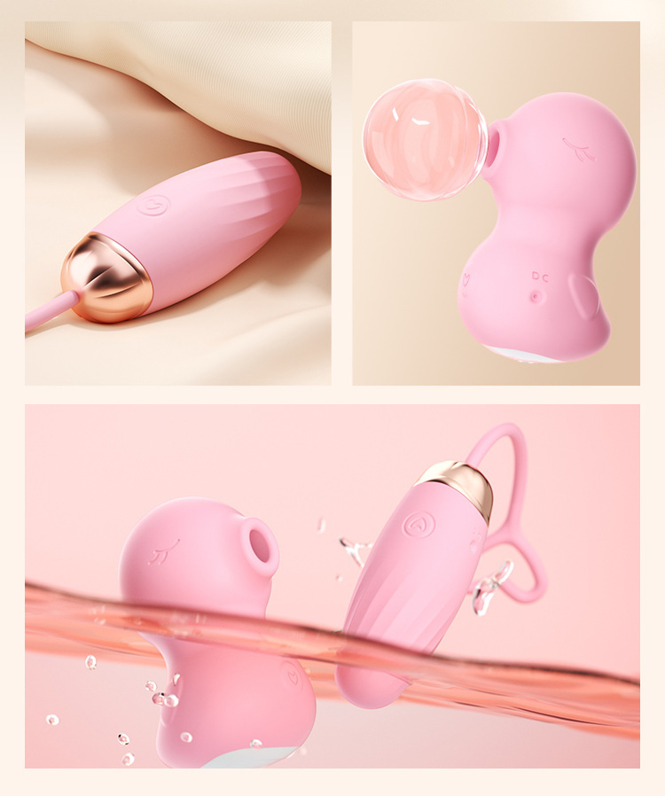 Jiuai Remote App Vibrating Egg Bullet, Pink ABS Silicone, Variable Strong Vibration — detail image 14
