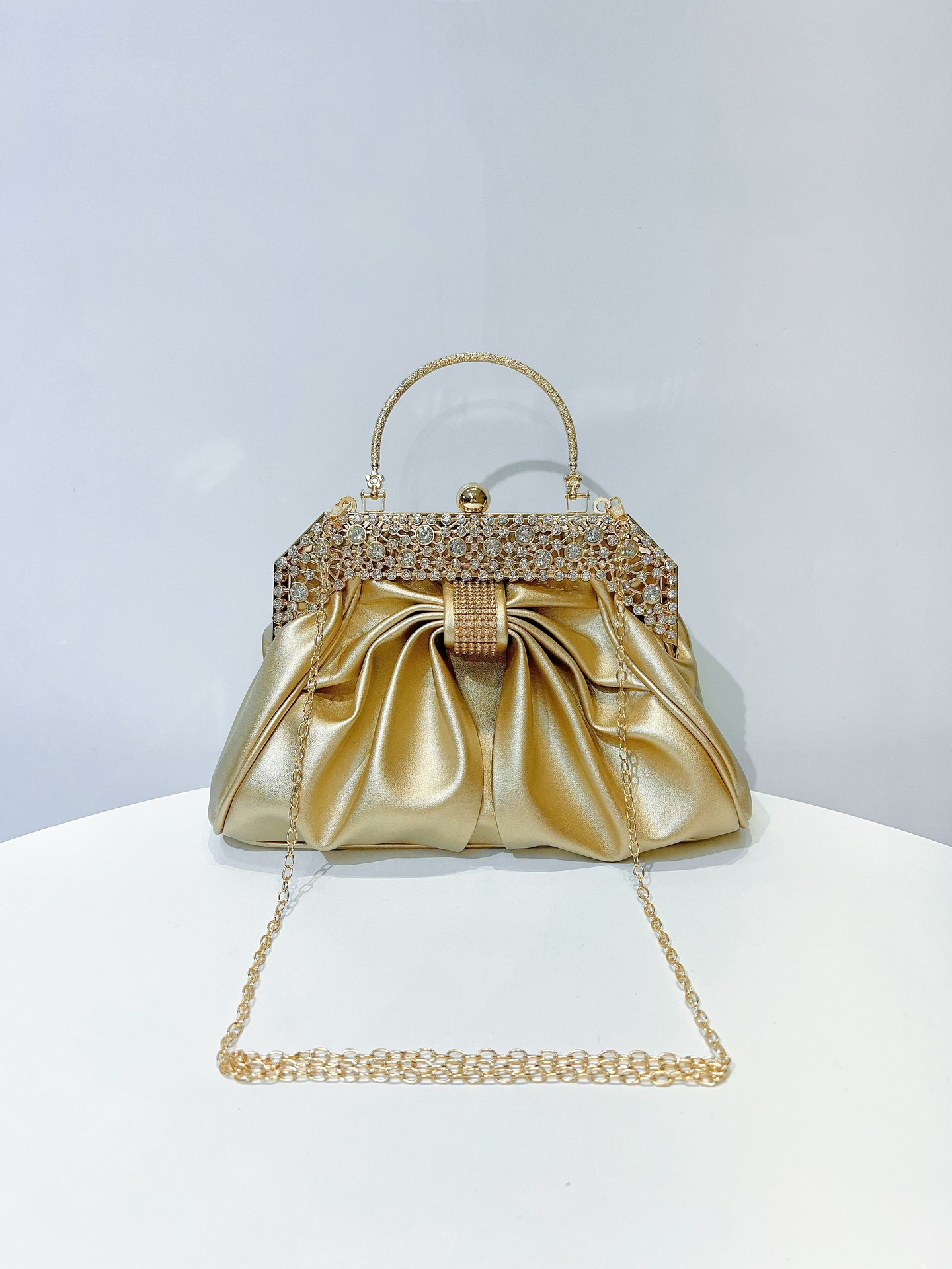 Modische Abendtasche Mit Strasssteinen Für Partys_voghion.com