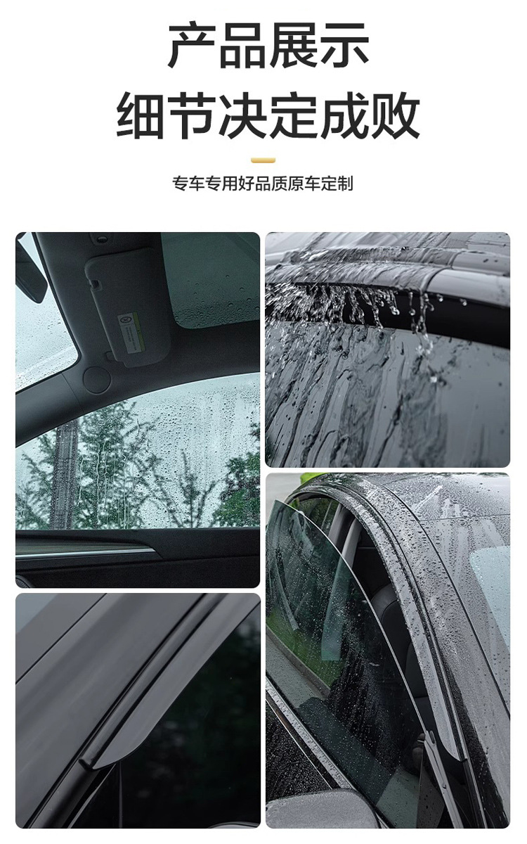 Suitable for Deep Blue S07 car window rain guards, modified exterior accessories, S07 rain guards, available for dropshipping