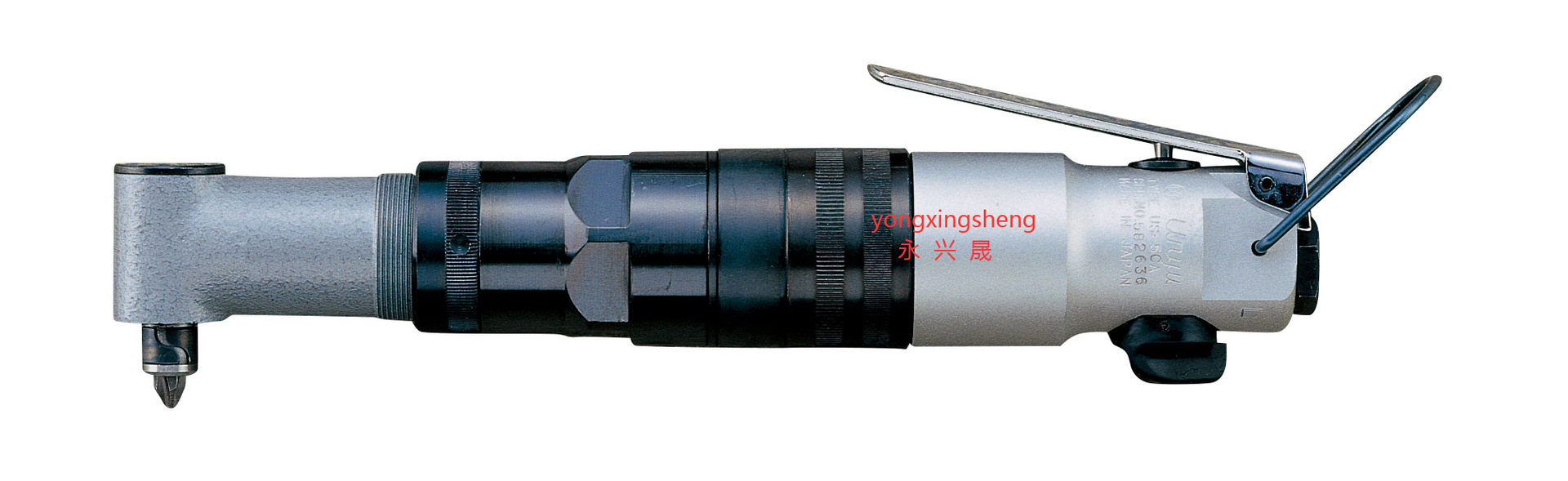 日本URYU瓜生气动螺丝刀90度直角气动起子弯头气动螺丝起子US-4CA