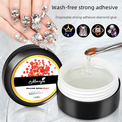 Nail Art Decor Diamond Adhesive Store, using strong diamond transparent glue for nail metal decor diamond adhesive, UV light setting diamond glue