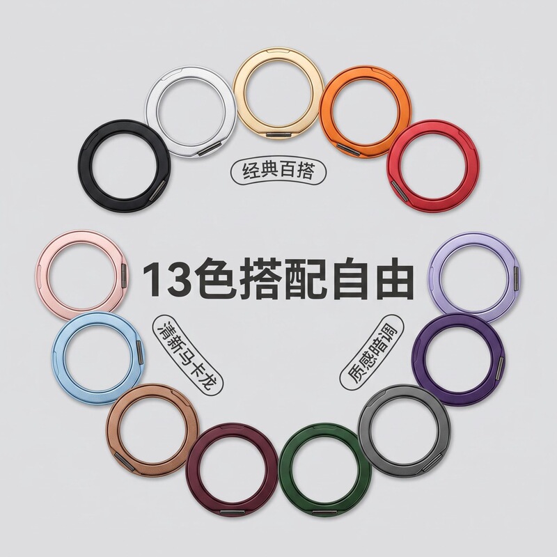 New Wholesale 360 ° Rotating All-Aluminum Fulcrum Ring Buckle Holder Mobile Phone Portable Magnetic Desktop Mobile Phone Holder New Wholesale 360 ° Rotating All-Aluminum Fulcrum Ring Buckle Holder Mobile Phone Portable Magnetic Desktop Mobile Phone Holder