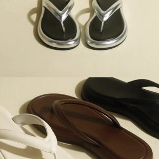 2023 New Slippers Women's Flip-flops Women's Summer Wear High-end Flat Non-slip Casual Shoes