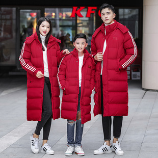 Taekwondo sports plus velvet coat football training winter padded cotton coat basketball winter training extended knee coat