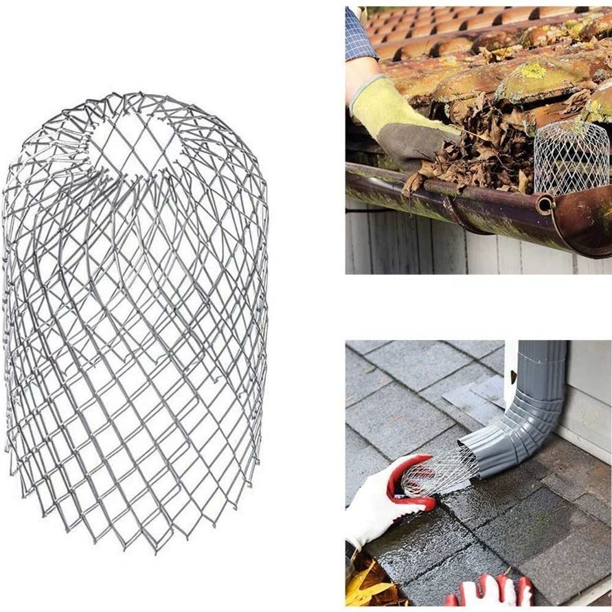 Rainwater Pipe Cover Spherical Gutter Filter Drainage Pipe Filter Side Drainage Floor Drain Net to Prevent Leaves from Blocking