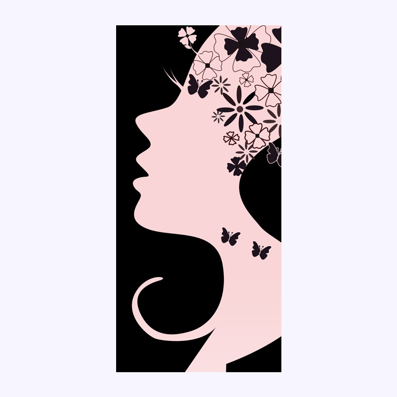 女生側臉