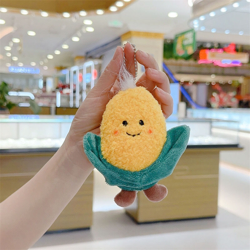 野菜と白菜のトウモロコシの大衆の高い顔の値のペンダントの潮萌のかわいい創意の学生のカップルのカバンのキーホルダー|undefined