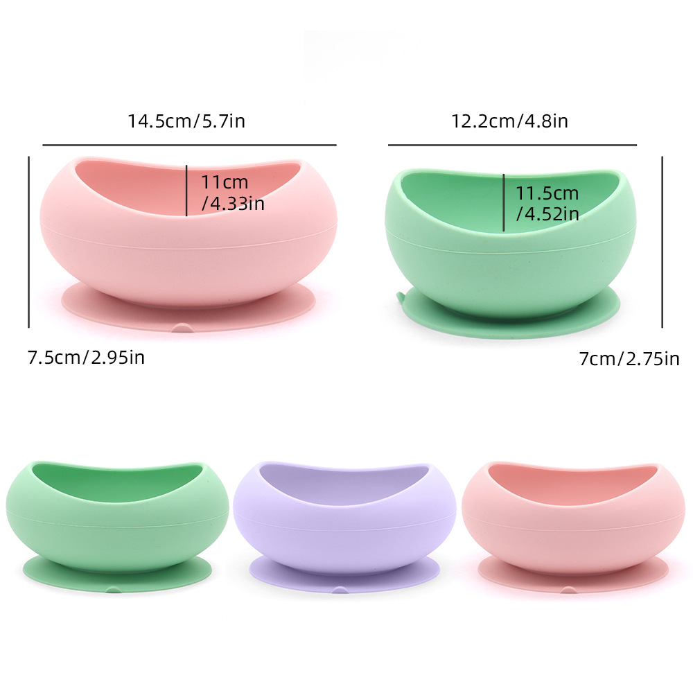 Nuevo cuenco para gatos anti-vuelco con ventosa cuenco para mascotas de silicona cuenco de arroz para gatos cuenco de comida para gatos cuenco para perros utensilios de comida cuenco para cachorros