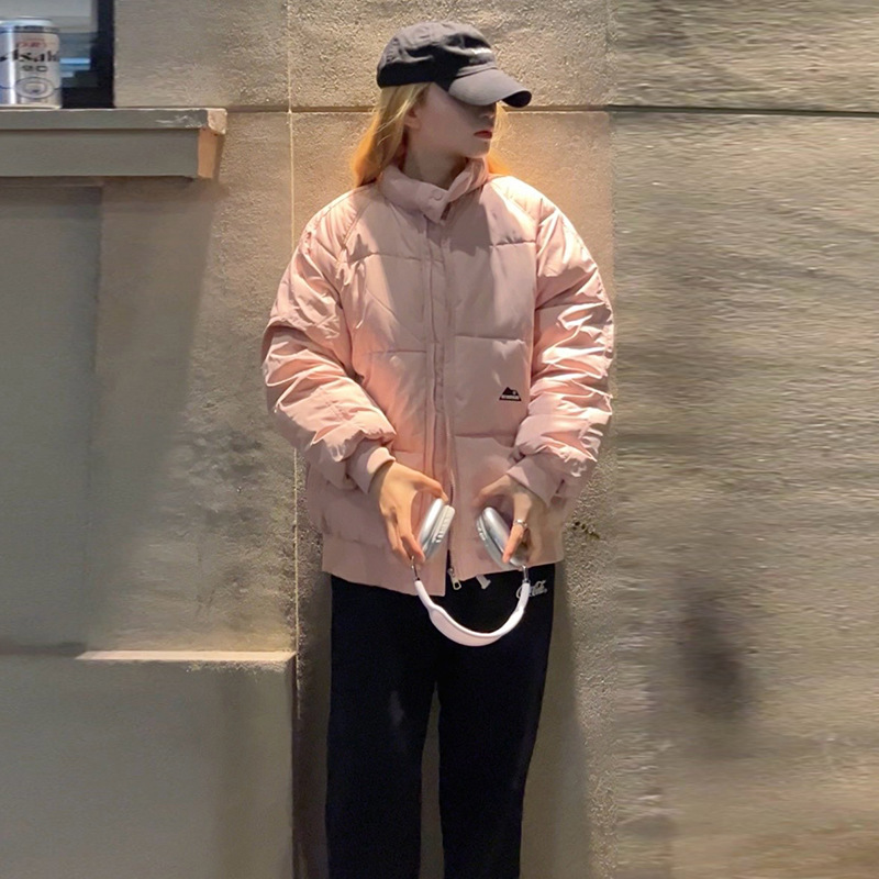 2025 Europa y los Estados Unidos otoño y invierno corto ropa de algodón cuello de mujer coreano chaqueta pequeña chaqueta de algodón gruesa chaqueta de pan chaqueta image 9