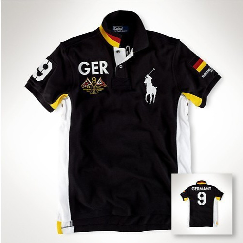 Summer Men's Cross-Border Polo Shirt, Pure Cotton, Turn-Down Collar, Large Horse Embroidery, National Style, Casual, Large Size, Sports Short-Sleeve, Wholesale