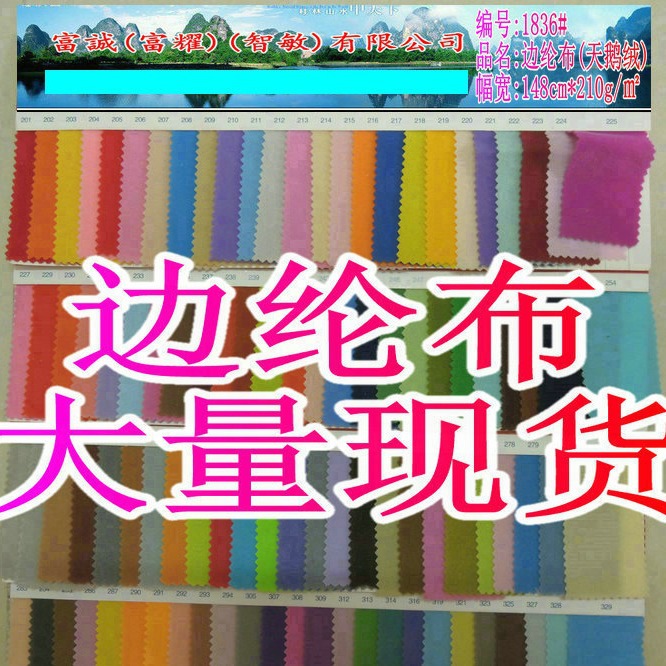 单面起毛布210g全涤边纶布天鹅绒秋冬装运动服魔术布箱包玩具绒布