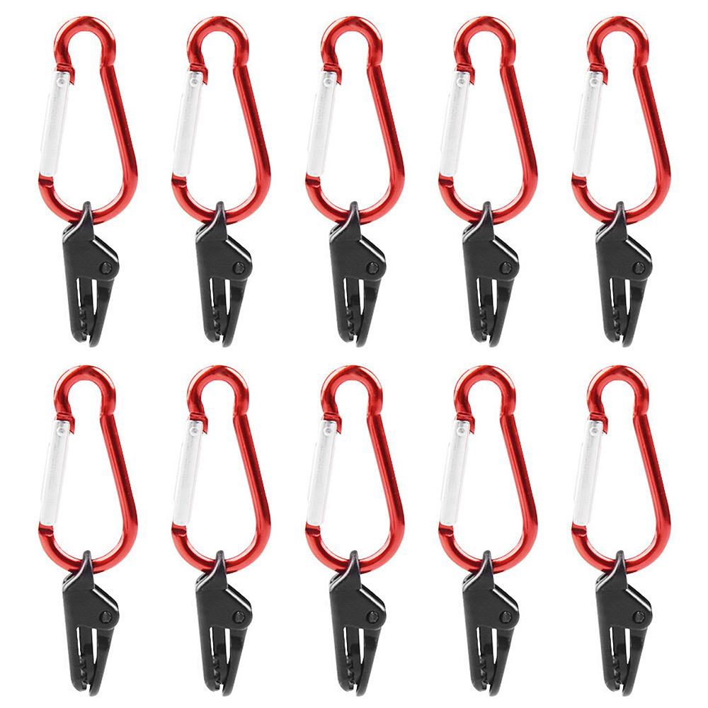Windproof Crocodile Clip Tent Clip Anti-Slip Canopy Sunshade Waterproof Cloth Fixing Clip Camping Tent Accessories