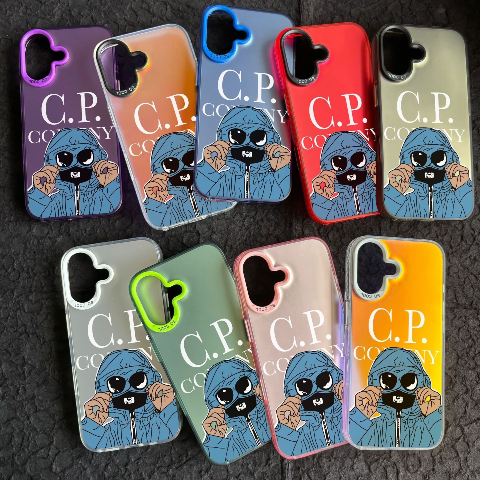 Suitable for Iphone16 Mobile Phone Case Apple 15Promax Protective Cover 13/11 Anti-Fall Imd1214Cp Mask Hard