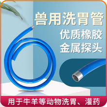 牛用洗胃灌服软管牛胃洗胃管金属头PVC洗胃管全新