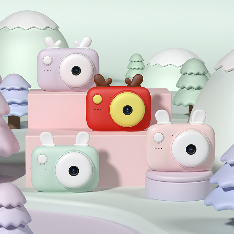 跨境儿童新款照相机拍照录像宝宝迷你小单反玩具节日生日礼物玩具