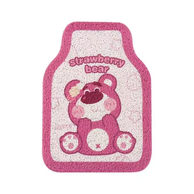 wear-resistant easy to clean, Universal Foot Pad - sitting-pink-bear-front-1